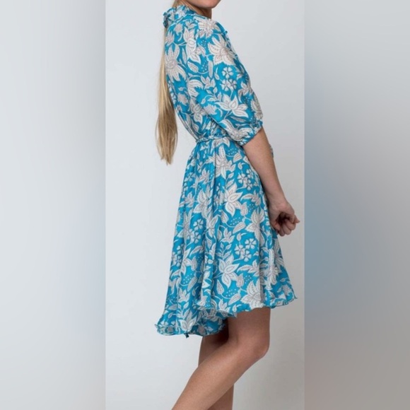 Hannah Artwear Gaia Dress Blue Size 1/ US 6 - Picture 3 of 9